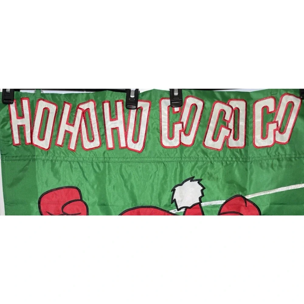 Dallas Cowboys Santa Claus Ho Ho Ho Go Go Go Flag-27.5 x40 in